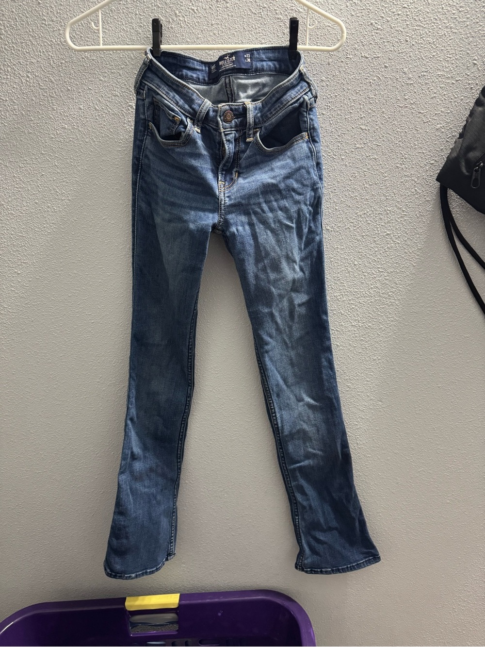 Hollister Women's Medium Blue Bootcut Jeans